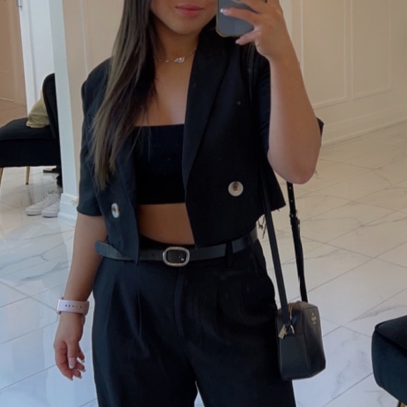 cropped blazer - Picture 3 of 3